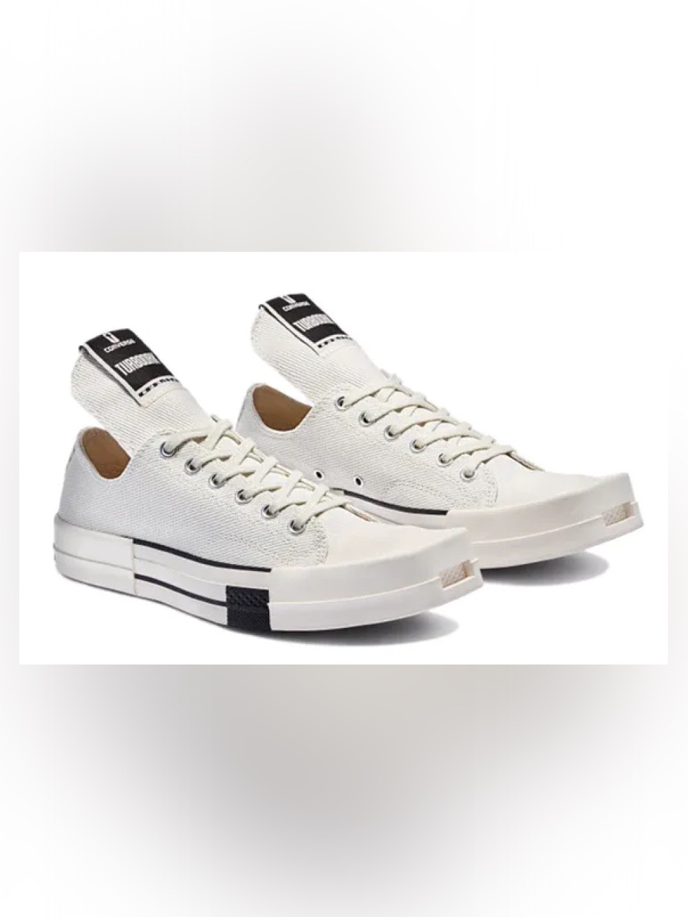 Converse RICK OWENS X TURBODRK CHUCK 70 LOW 'LILY WHITE'
